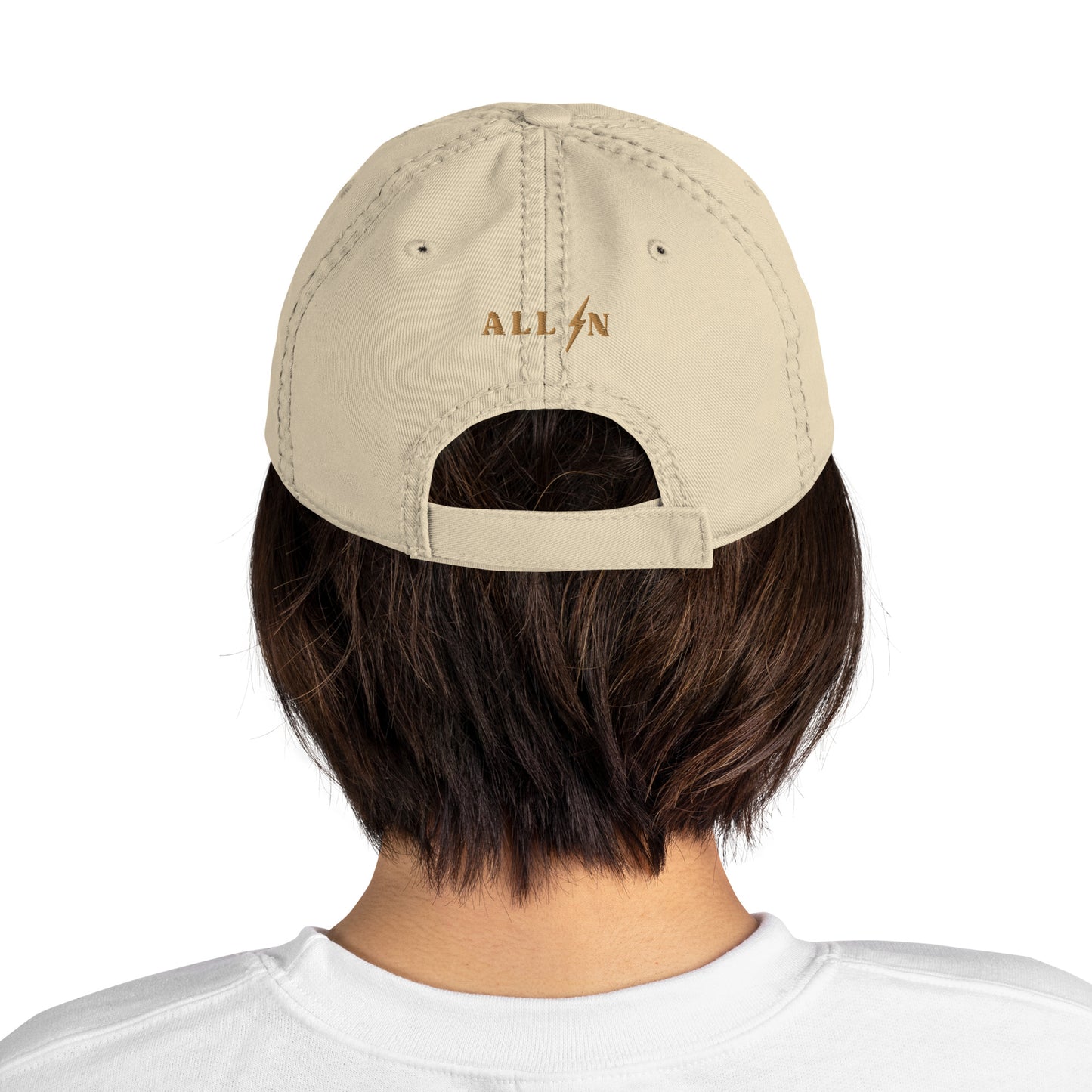 Strength & dignity distressed cap