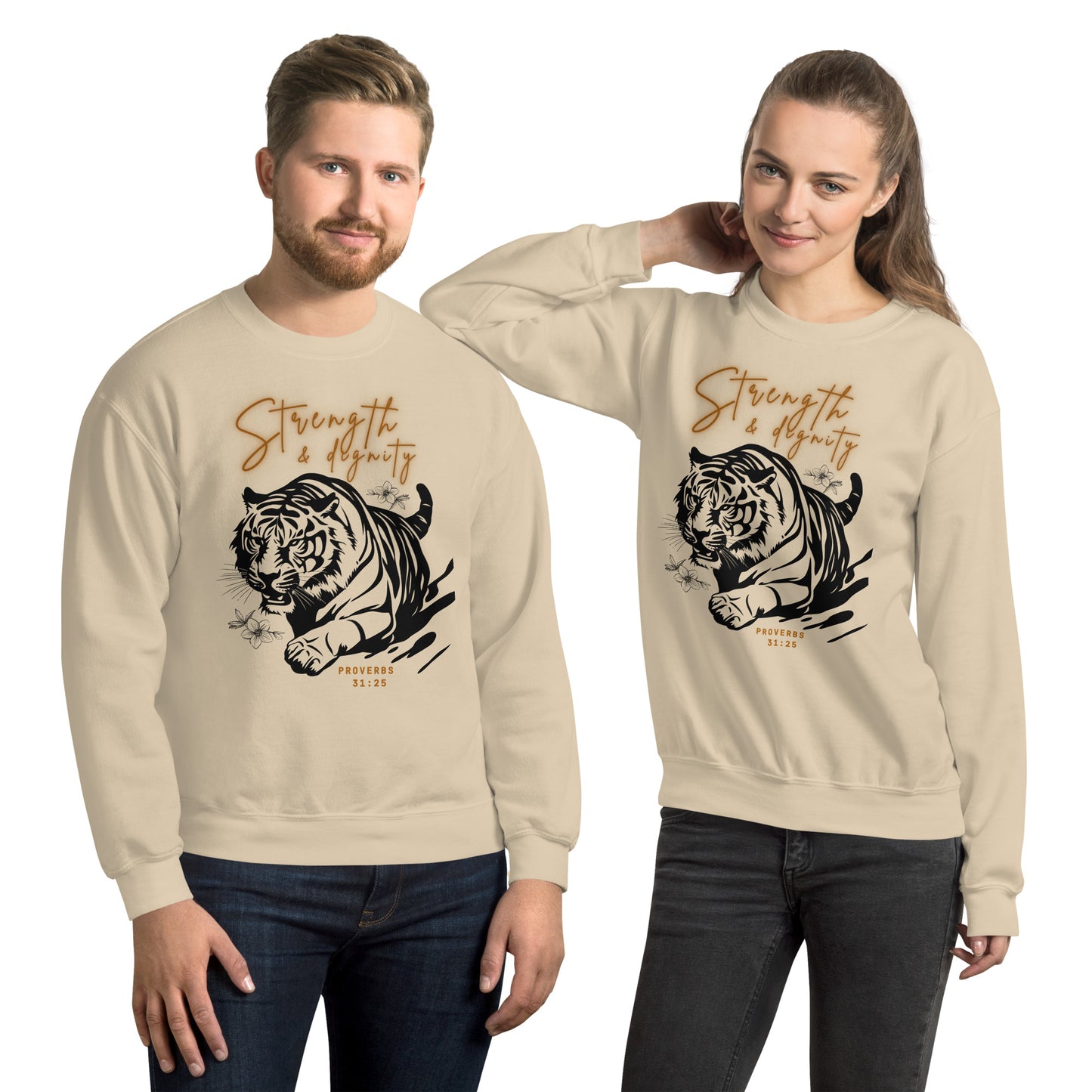Strength & dignity crewneck