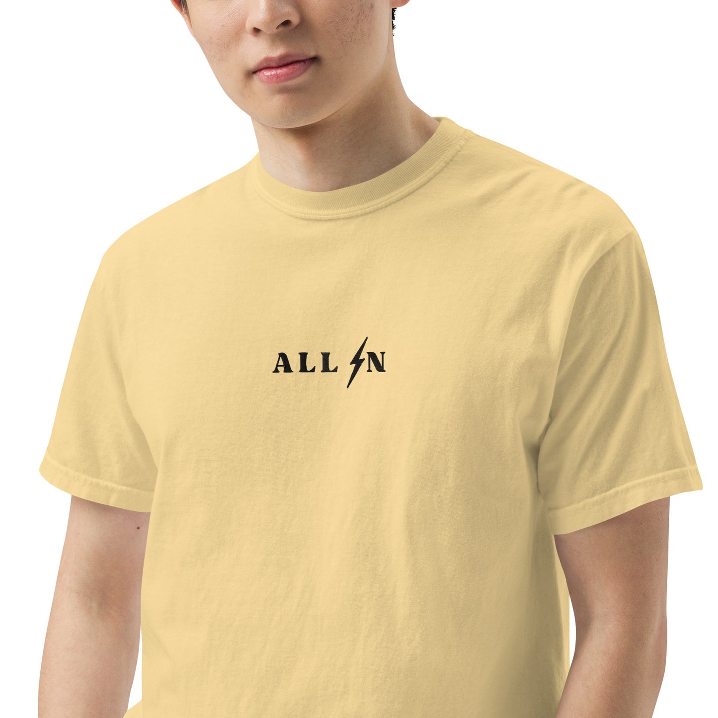 ALL IN black logo tshirt