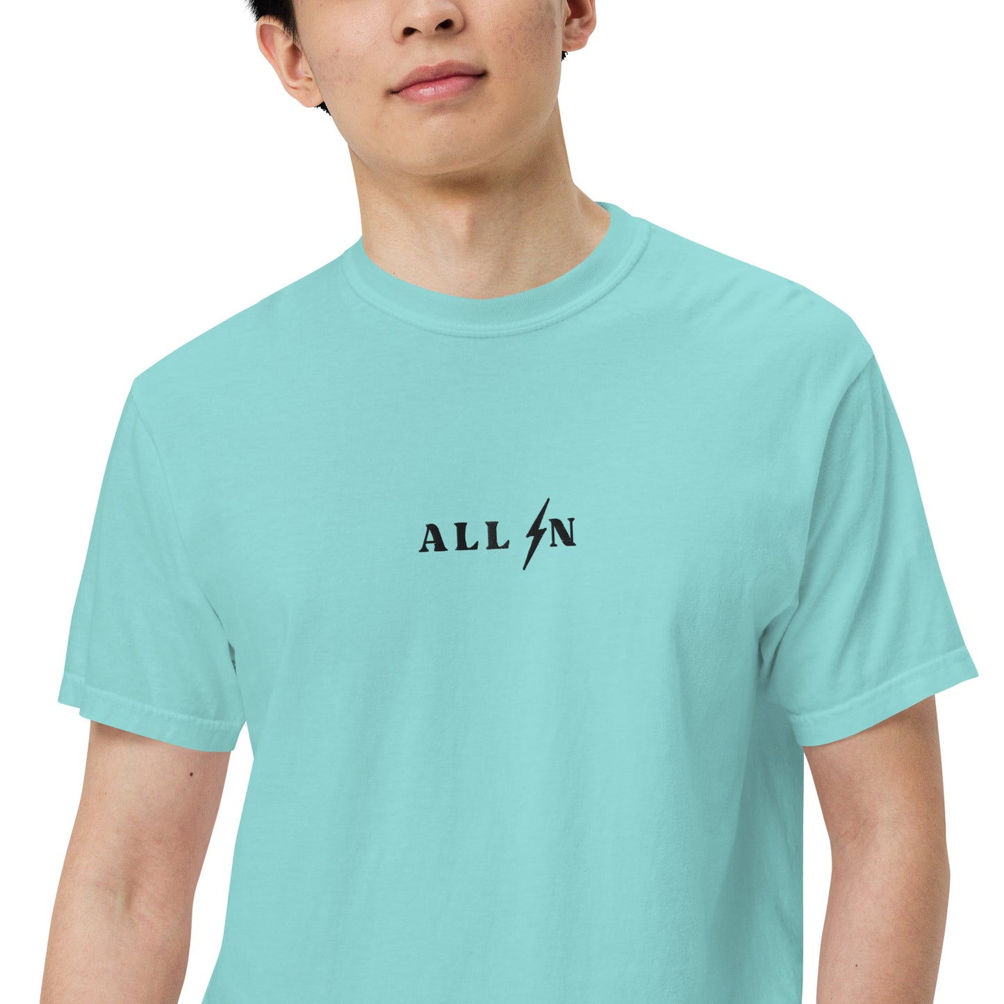 ALL IN black logo tshirt