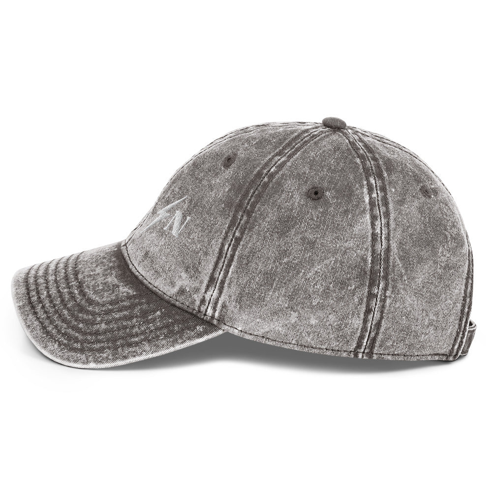ALL IN washed out dad cap