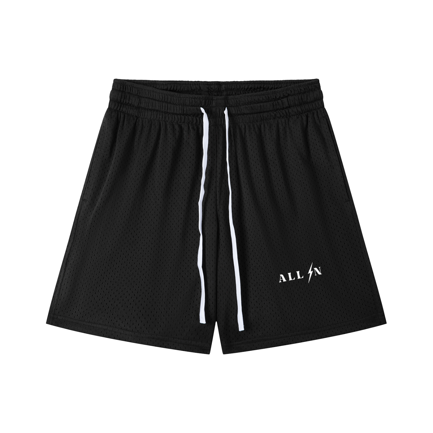 Mesh Drawstring Shorts
