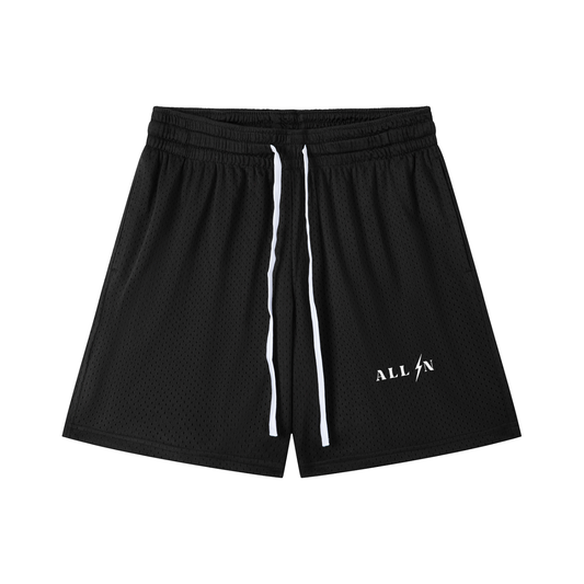 Mesh Drawstring Shorts