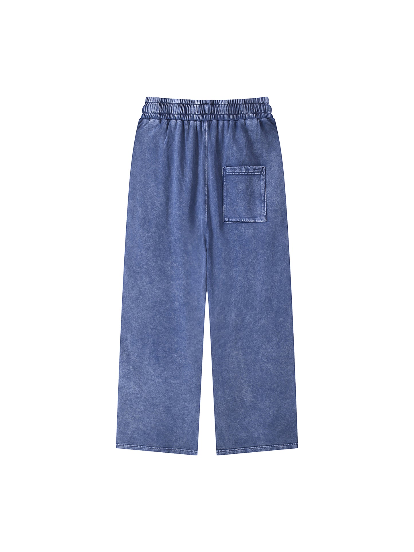 Snow Washed Straight Leg Pants