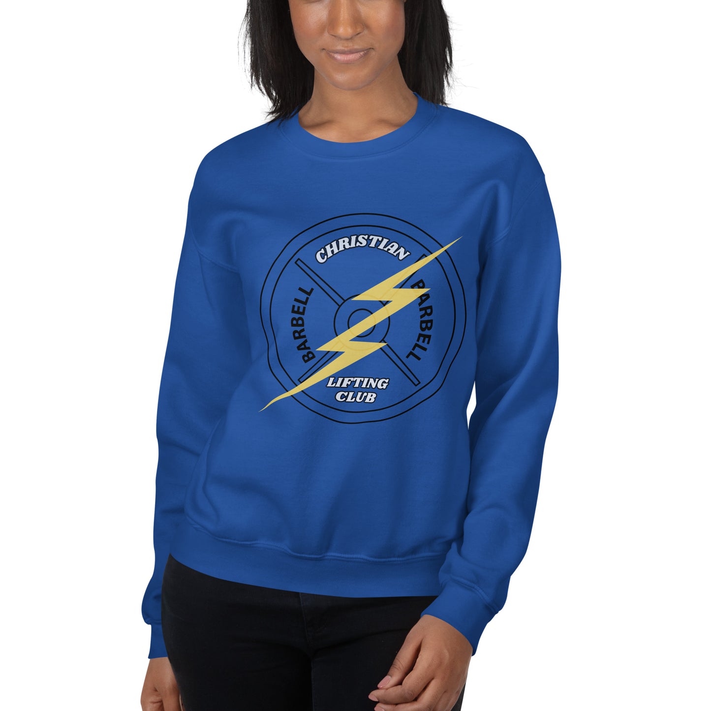 Christian lifting club crewneck