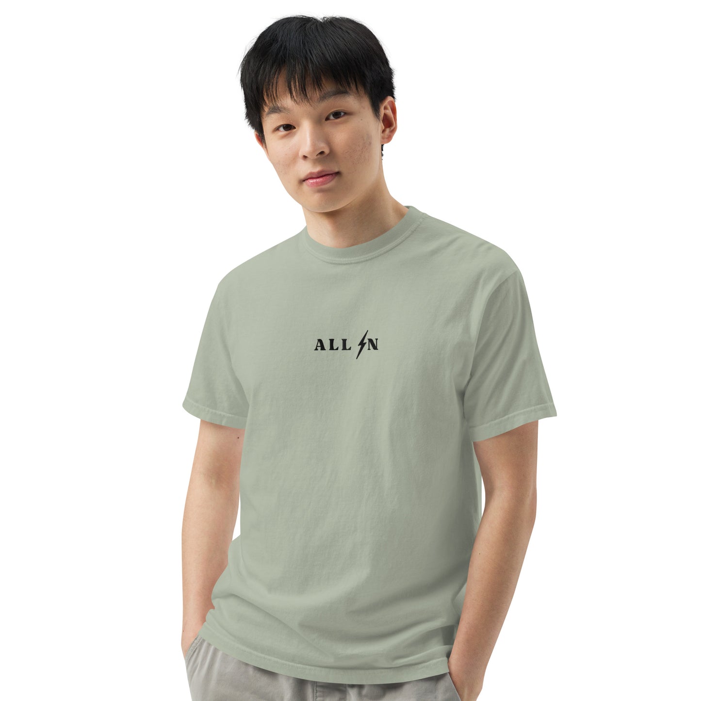 ALL IN black logo tshirt