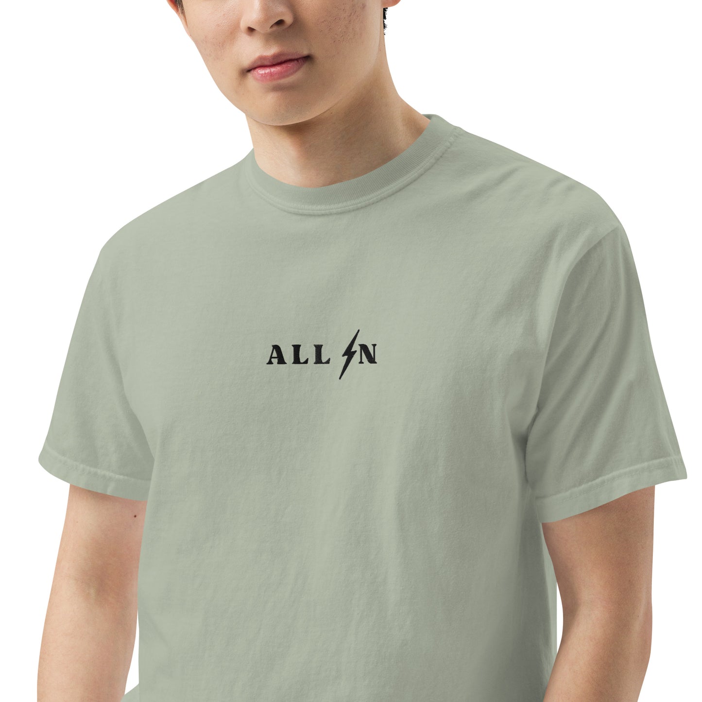 ALL IN black logo tshirt