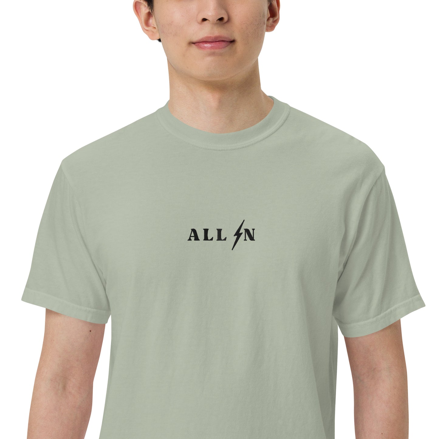 ALL IN black logo tshirt