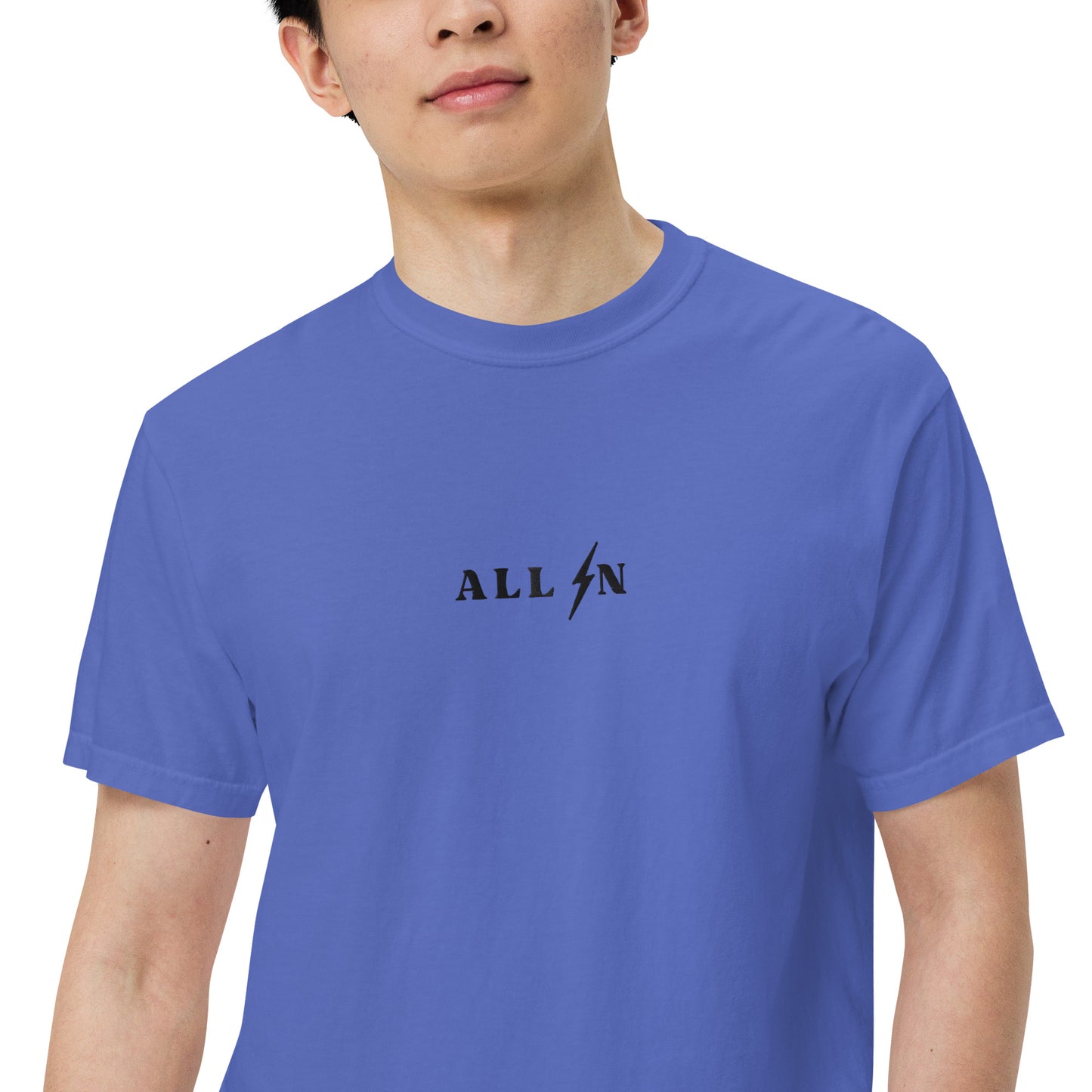 ALL IN black logo tshirt