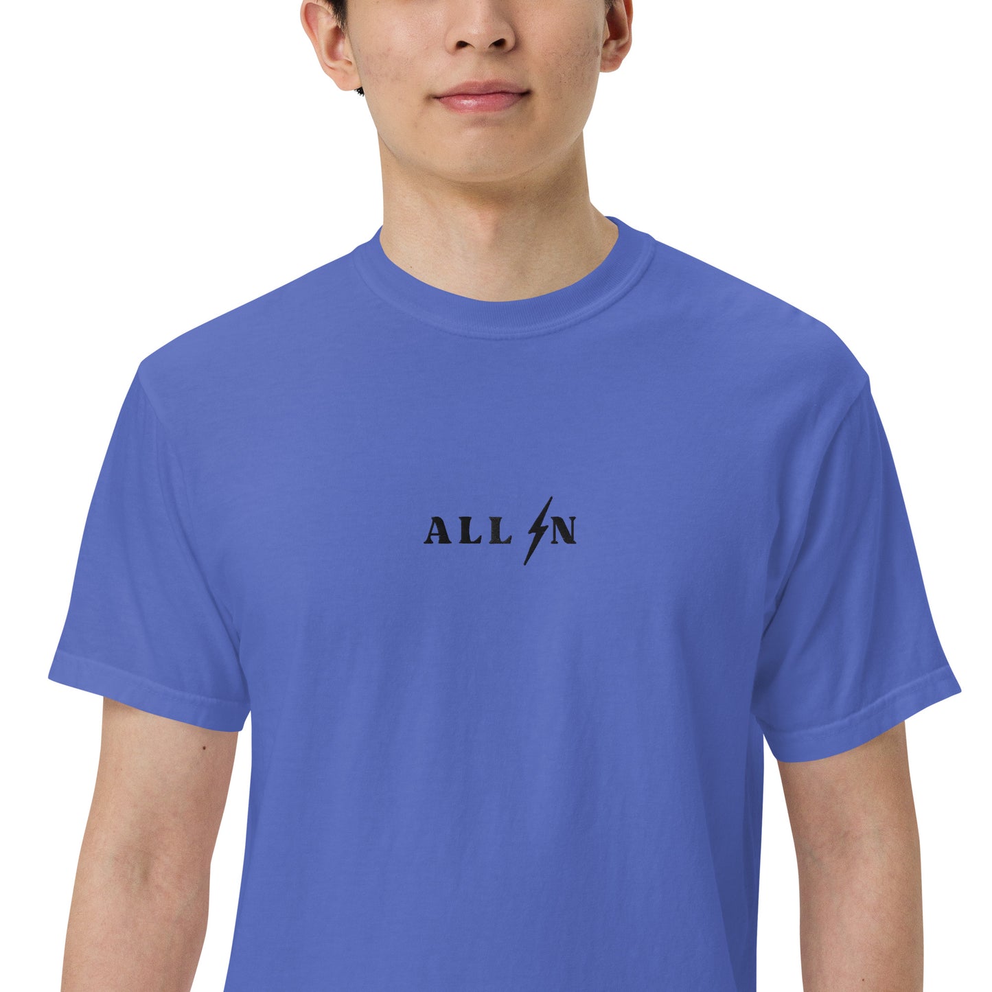 ALL IN black logo tshirt