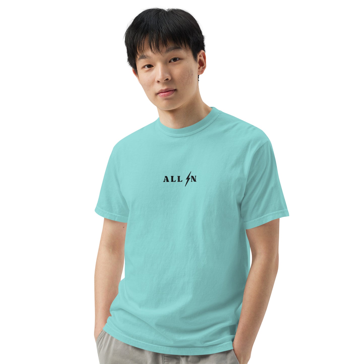 ALL IN black logo tshirt