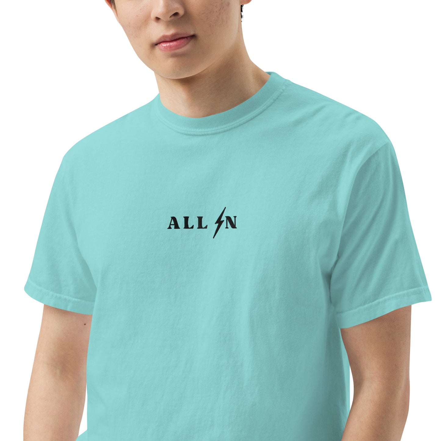 ALL IN black logo tshirt