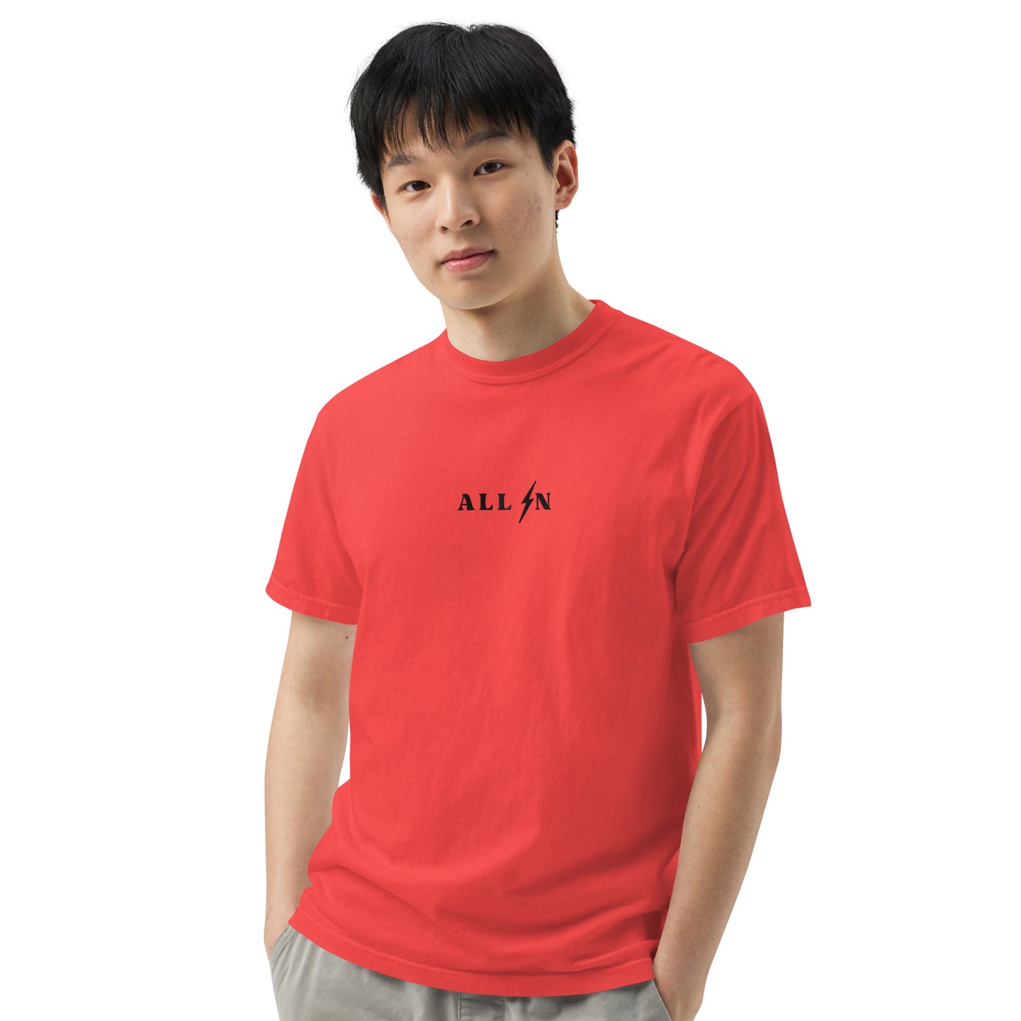 ALL IN black logo tshirt