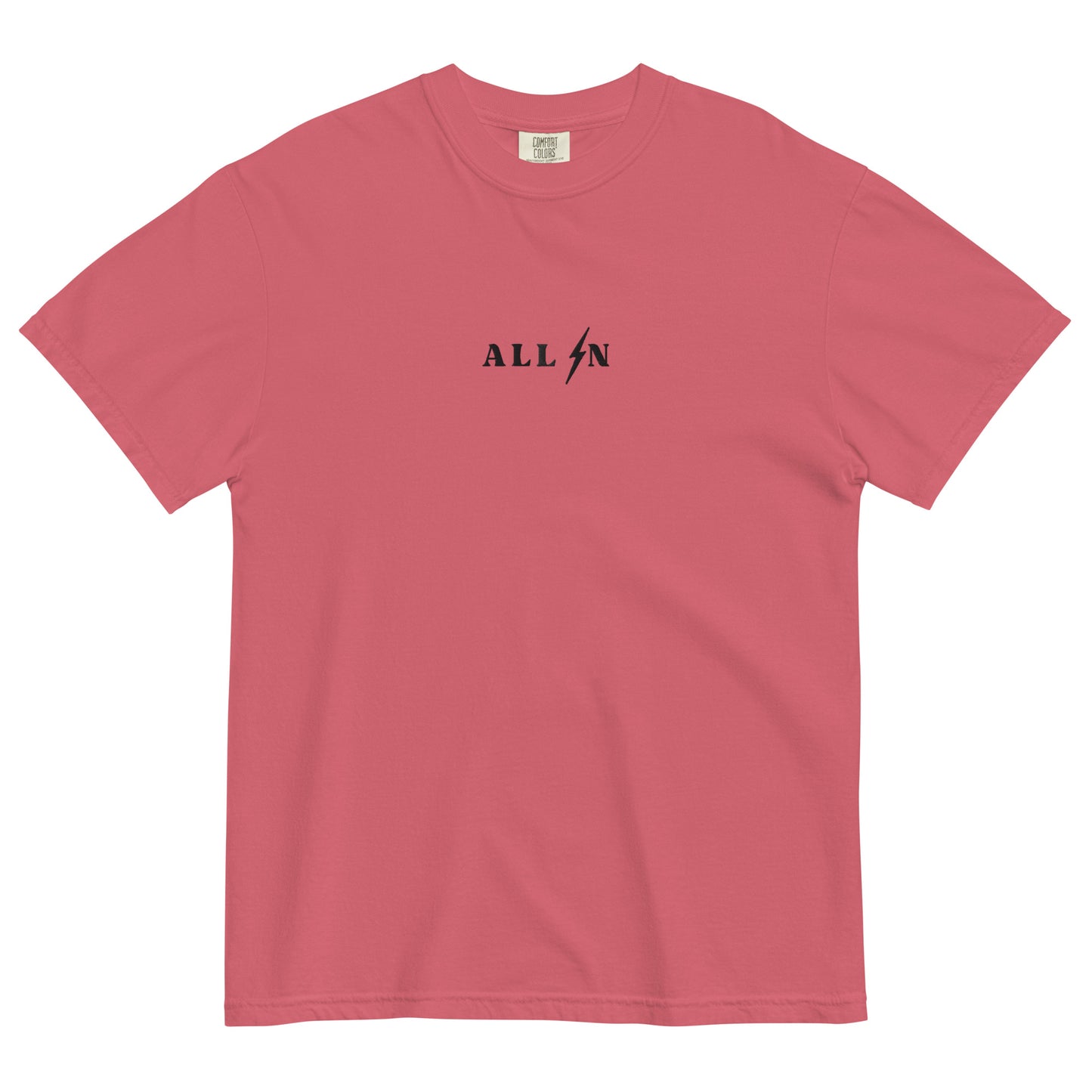 ALL IN black logo tshirt