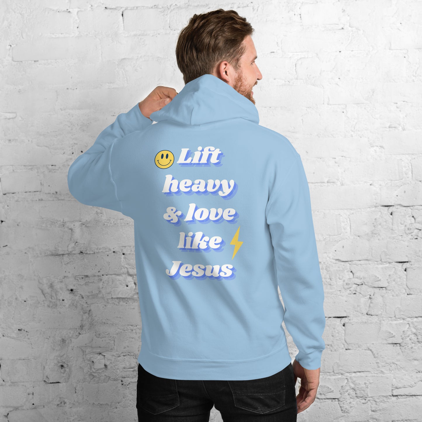 Lift heavy & love like Jesus hoodie