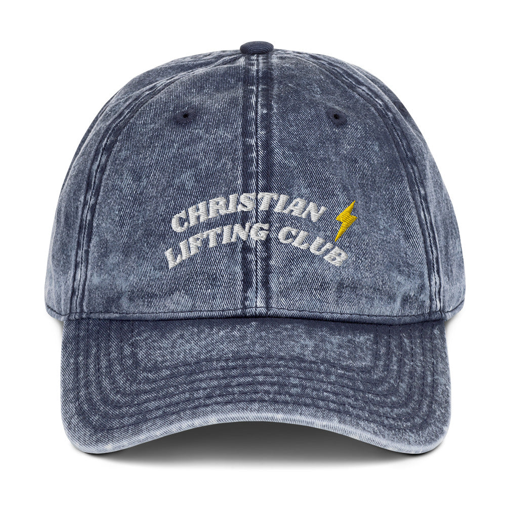 Christian lifting club dad cap